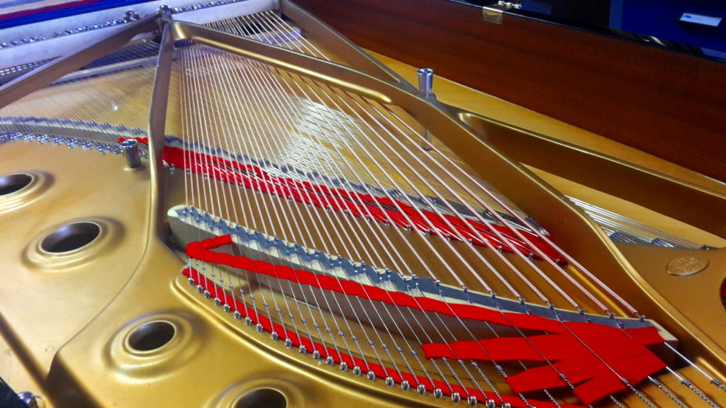 Révision et changement de cordes sur le Steinway C227