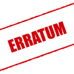 Erratum