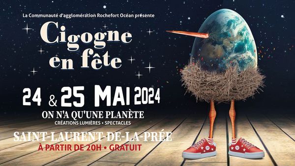 Cigogne en fête à Saint-Laurent-de-la-Prée